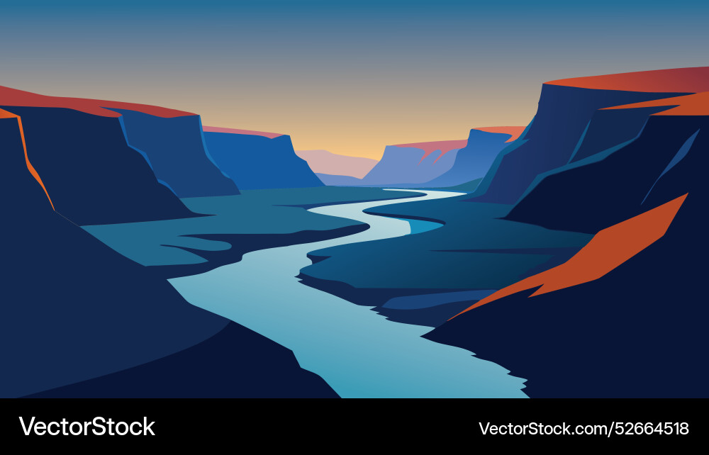An expansive view of icelandic landscape An expansive view of icelandic landscape vector image