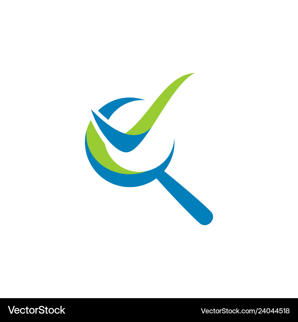 Audit company logo design vector image