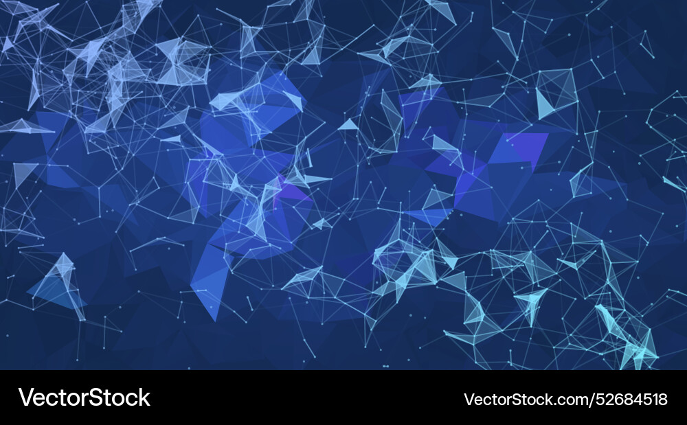 Digital Network Abstract Background Vector Image