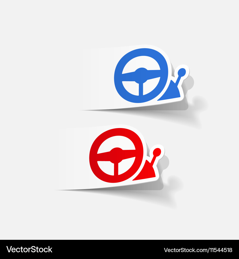 Realistic design element joystick Vector Image