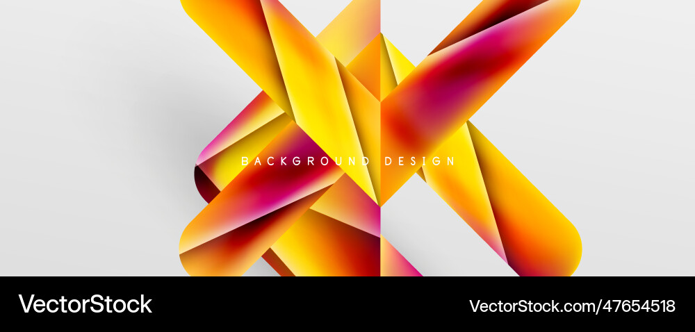 Triangle fluid color gradient abstract background Triangle fluid color gradient abstract background Vector Image