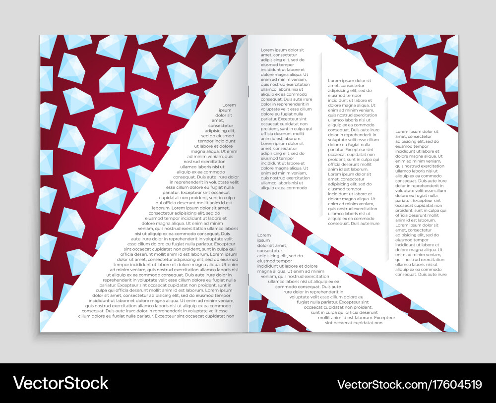 Abstract layout background set for art vector image