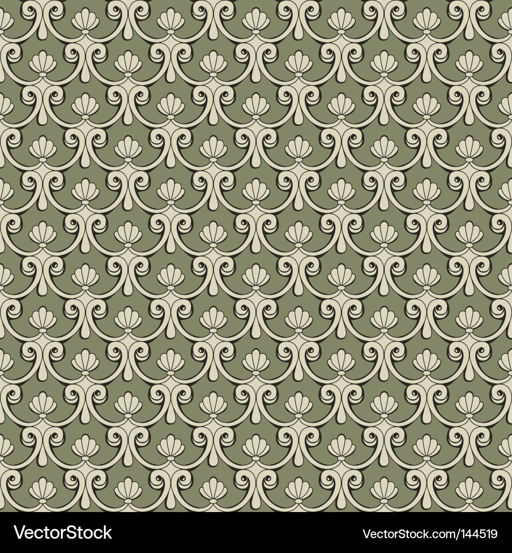 Elegant Damask Pattern vector image