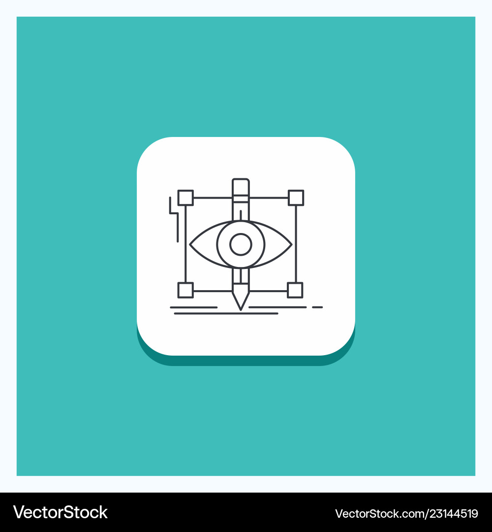 Round button for design draft sketch sketching Round button for design draft sketch sketching vector image