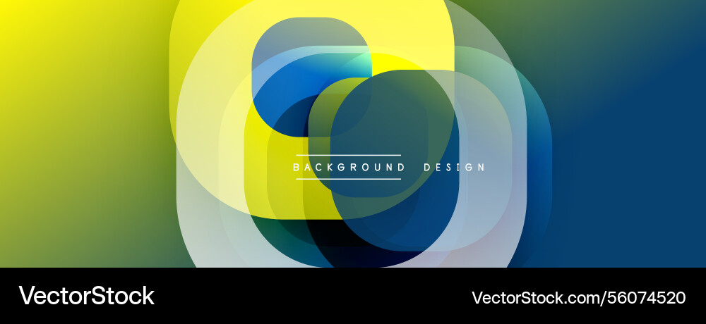 Abstract background with layered translucent Vector Image
