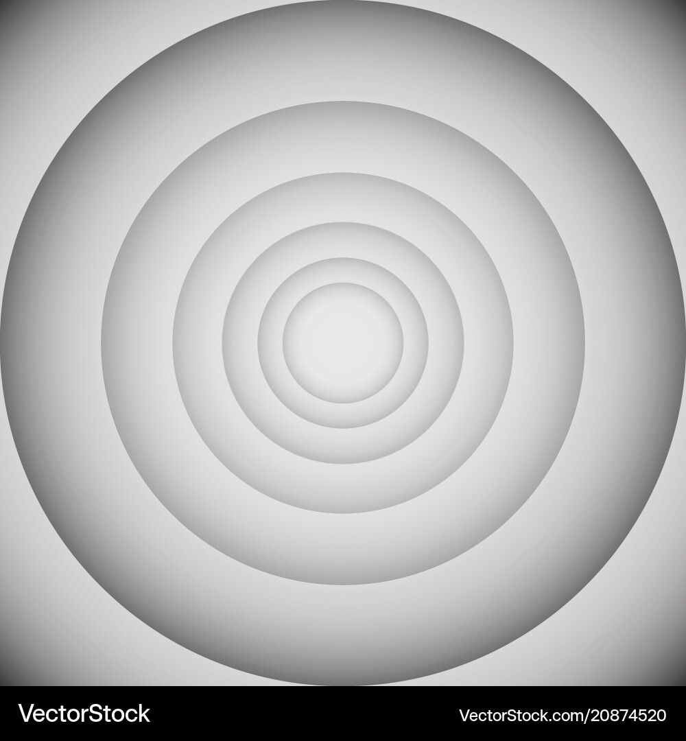 Abstract of gradient gray color in circle shape vector image