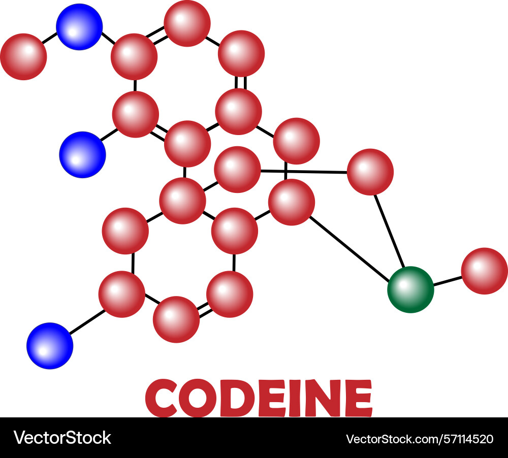 Codeine vector image