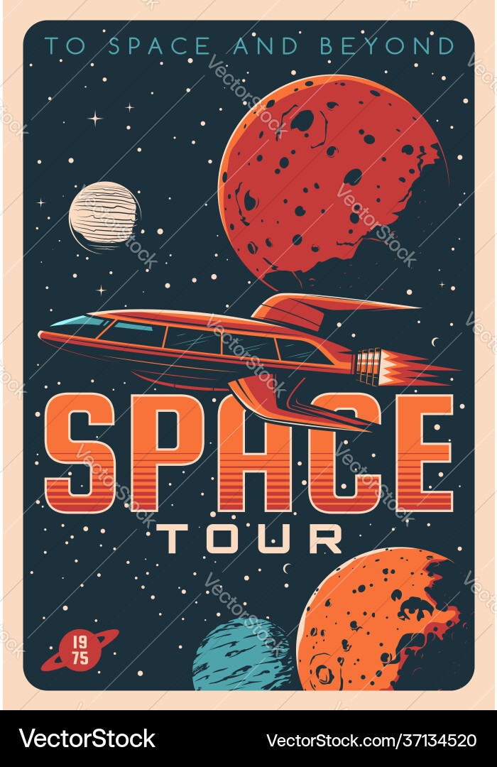 Weltraumtouren Galaxie Reisen und Raumschiff Tourismus Weltraumtouren Galaxie Reisen und Raumschiff Tourismus vektorbild