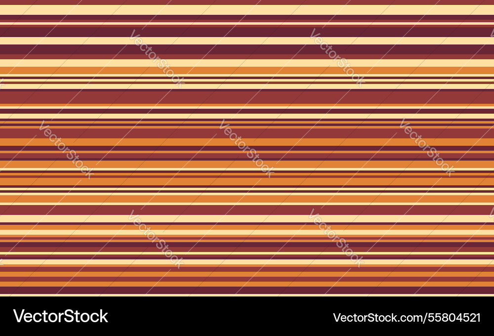 Abstract warmtoned horizontal stripes background Vector Image