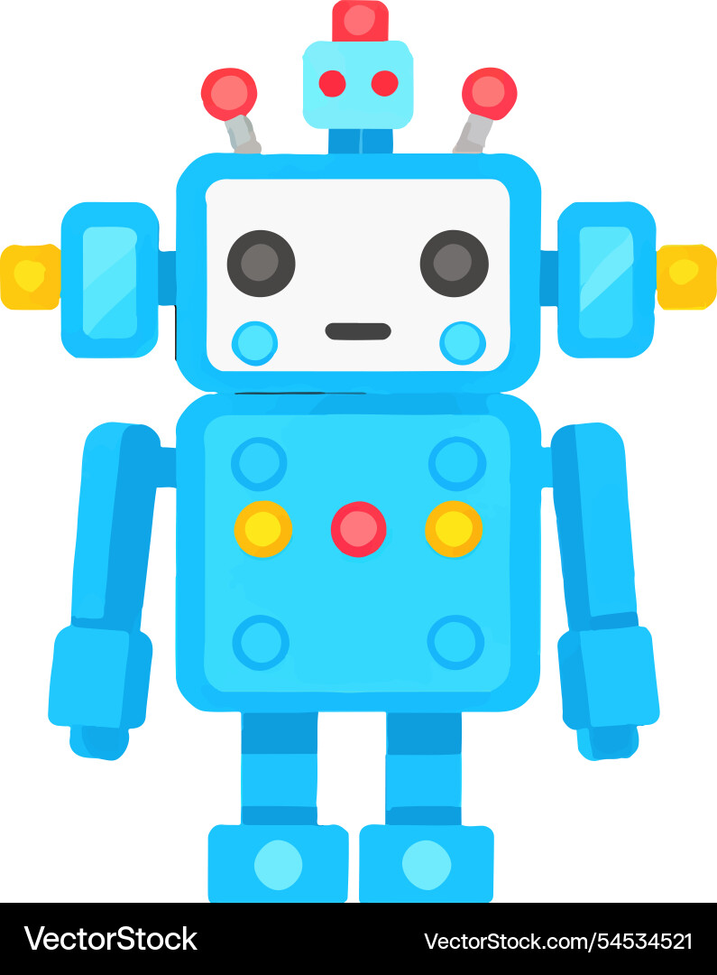Controllerboard ai machine technology chip Vector Image