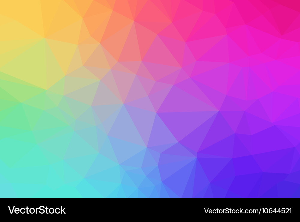 Geometric Polygon Background Vector Image