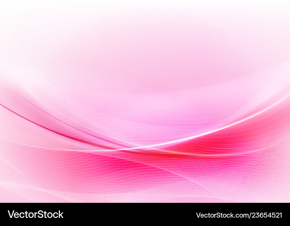 Light pink mesh background with smooth thin lines vector image