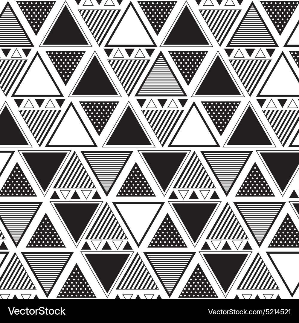 Triangle pattern background vector image
