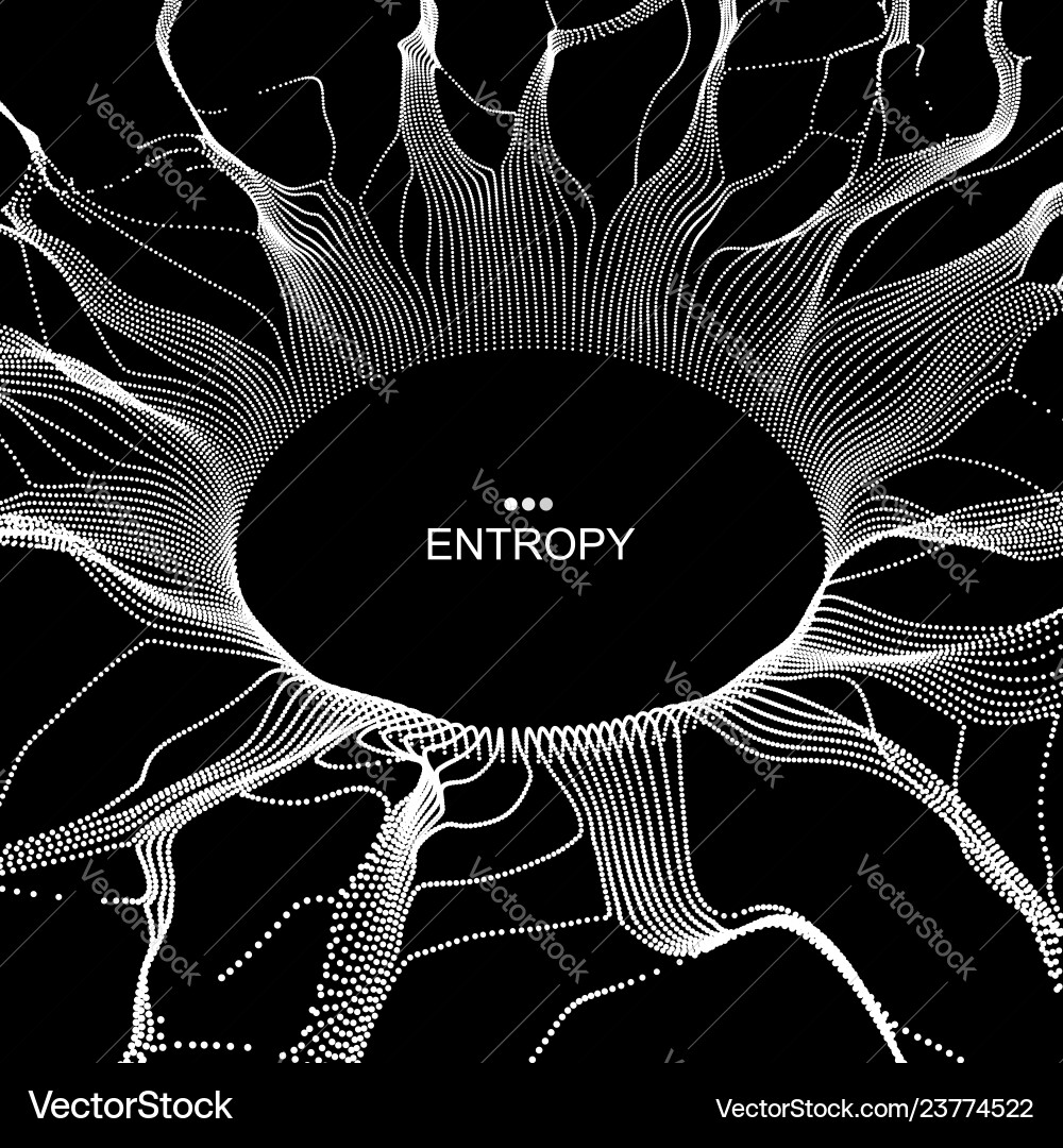 Cosmic Particle Vortex vector image
