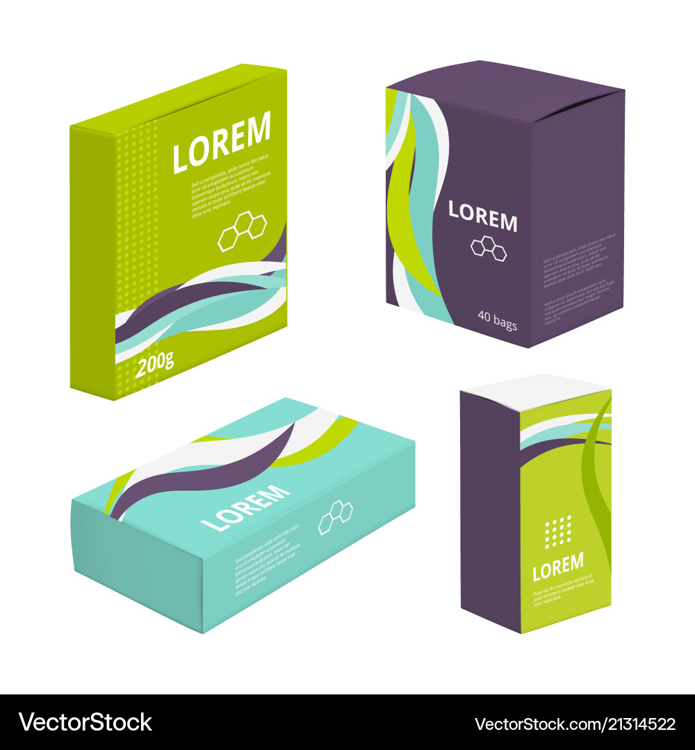 Design template of package identity food Design template of package identity food Vector Image