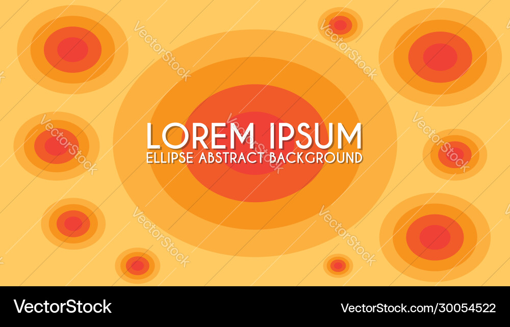 Ellipse abstract background design template vector image
