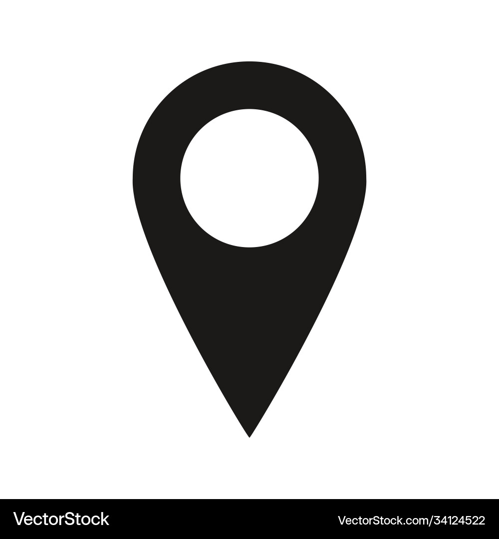 GPS Location Pointer Icon vector image