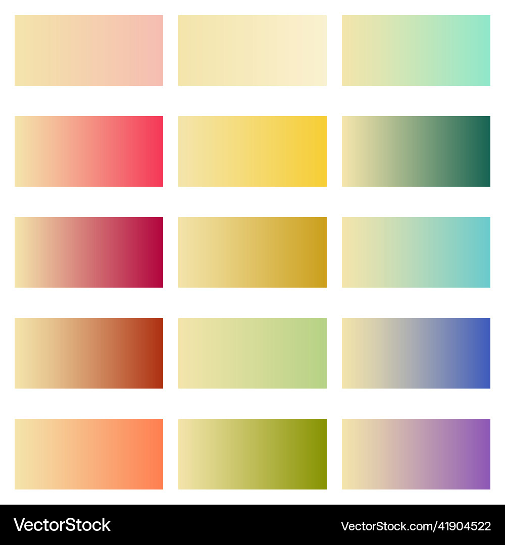 Gradient colored backgrounds vector image