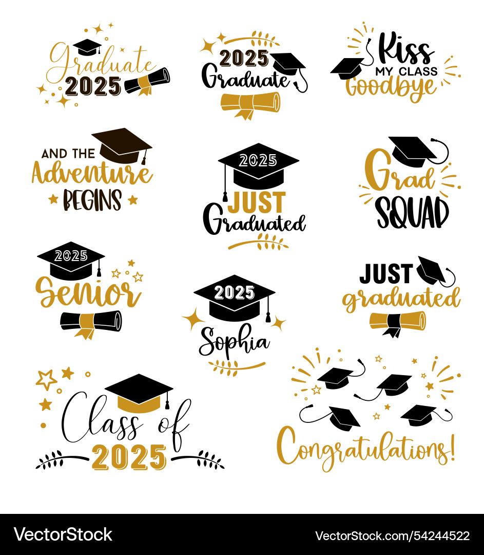 Graduation congratulations at school university Graduation congratulations at school university vector image