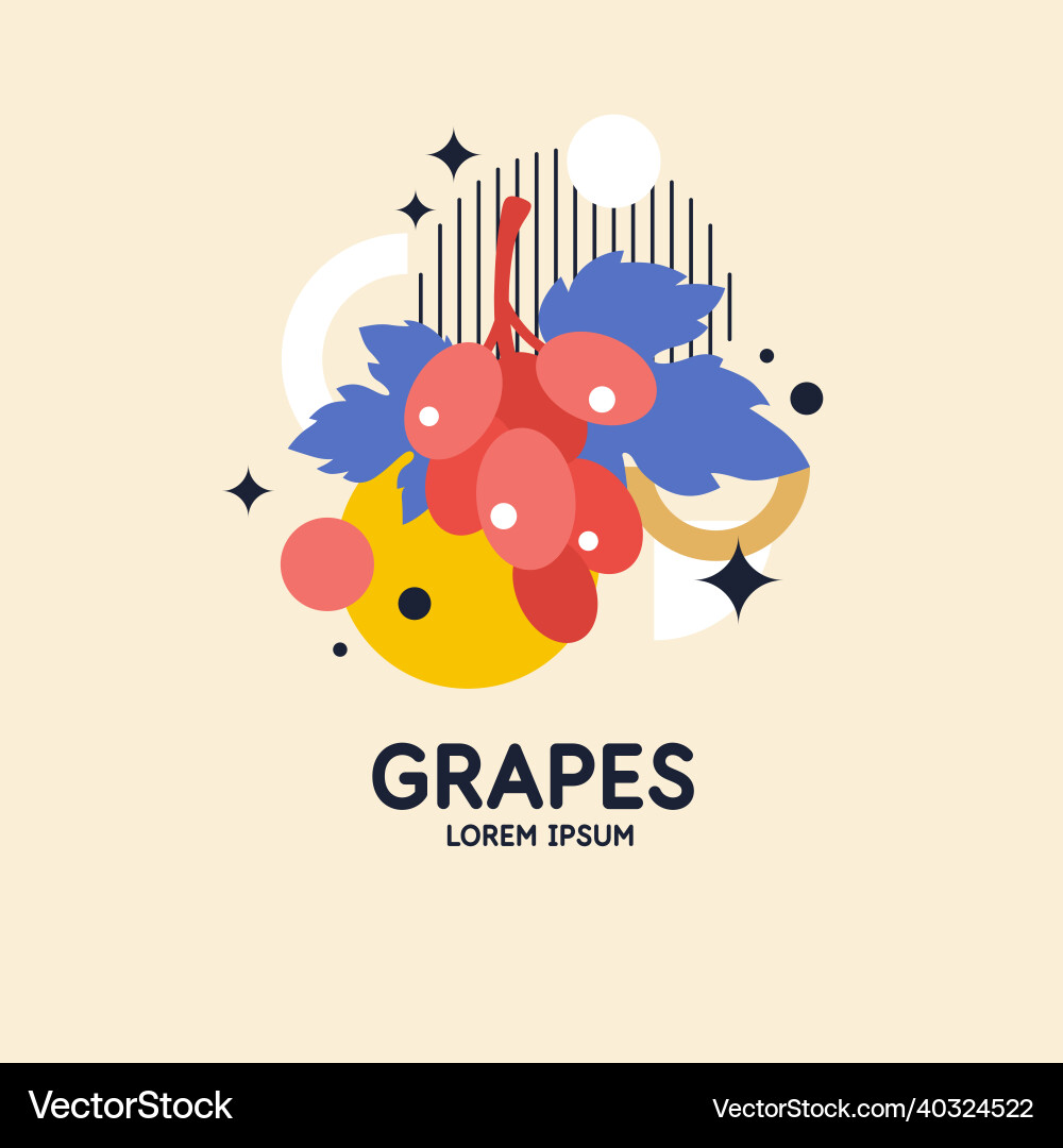 Graphics in a minimalistic style vector image