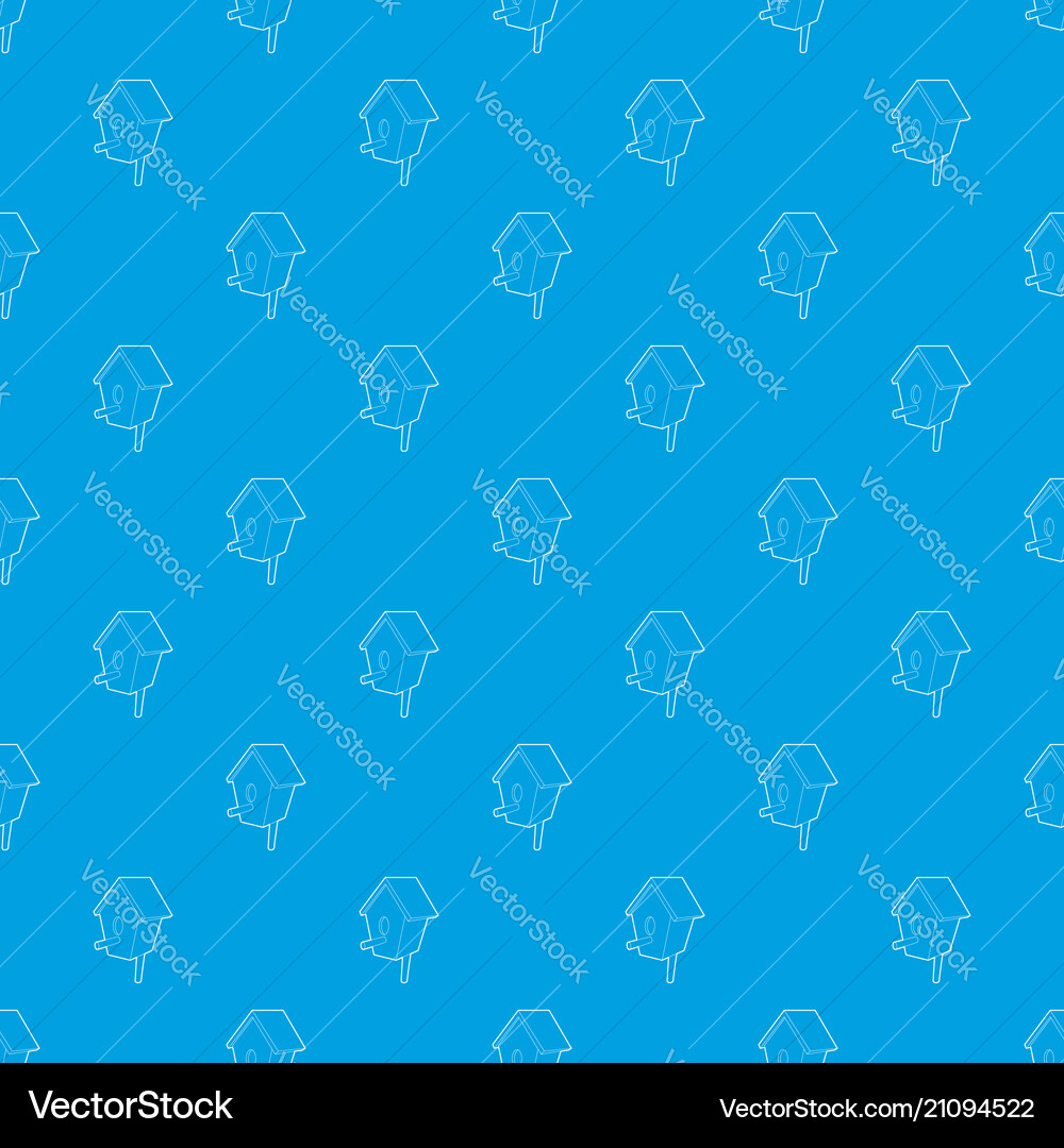 Nesting box pattern seamless blue Nesting box pattern seamless blue Vector Image