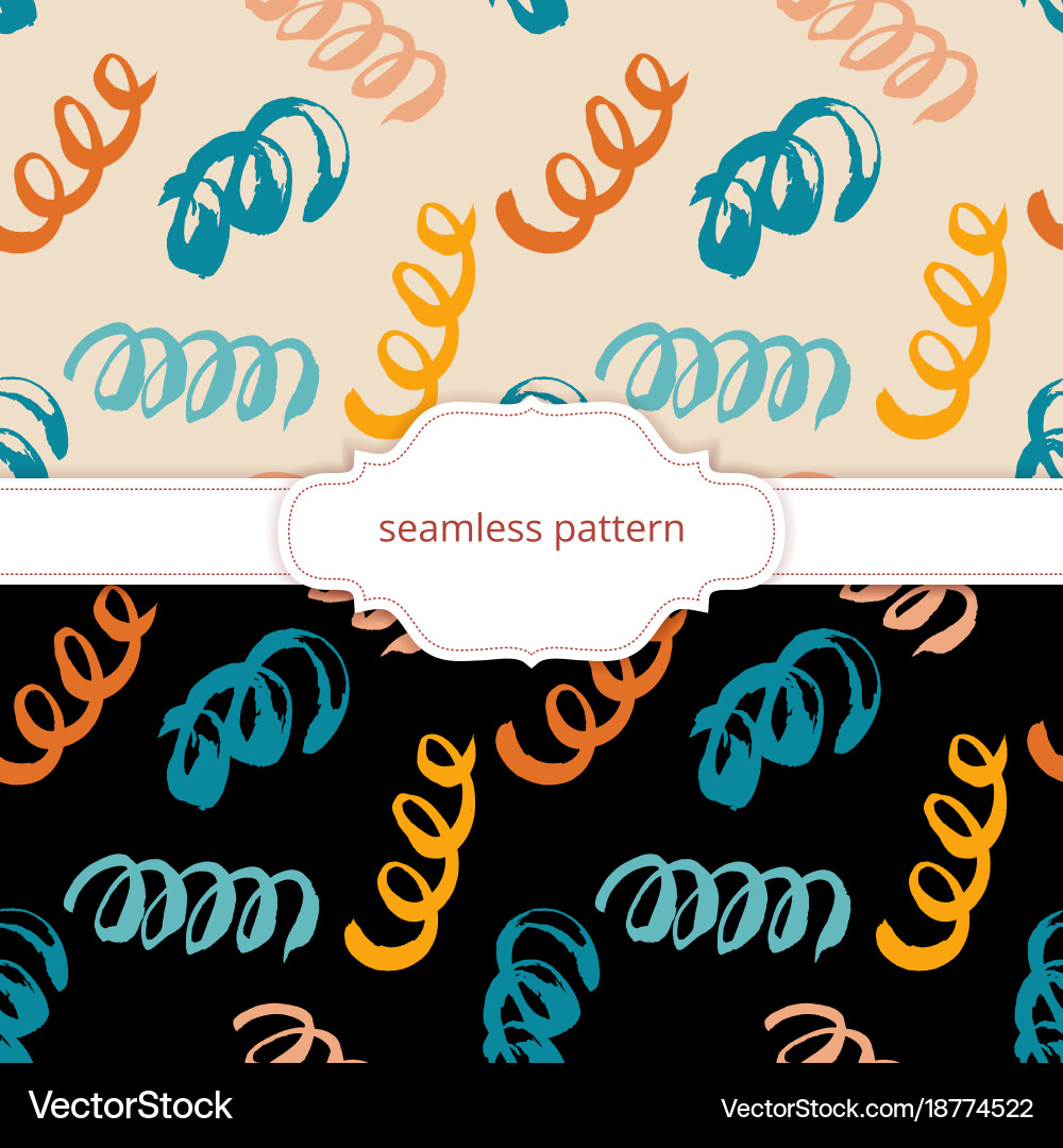 Seamless pattern abstract background vector image
