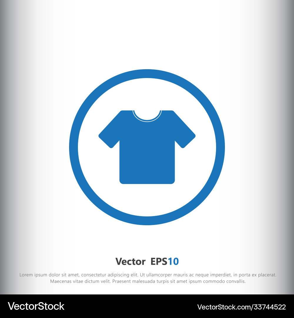 Shirt icon sign symbol flach Shirt icon sign symbol flach vektorbild