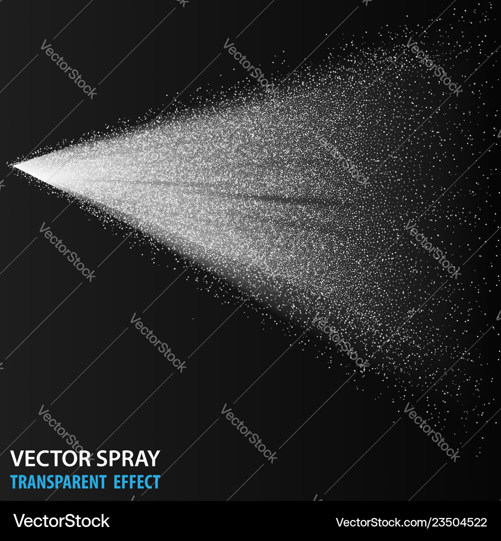 Transparentes Wasserspray kosmetische weiß Nebel Transparentes Wasserspray kosmetische weiß Nebel vektorbild