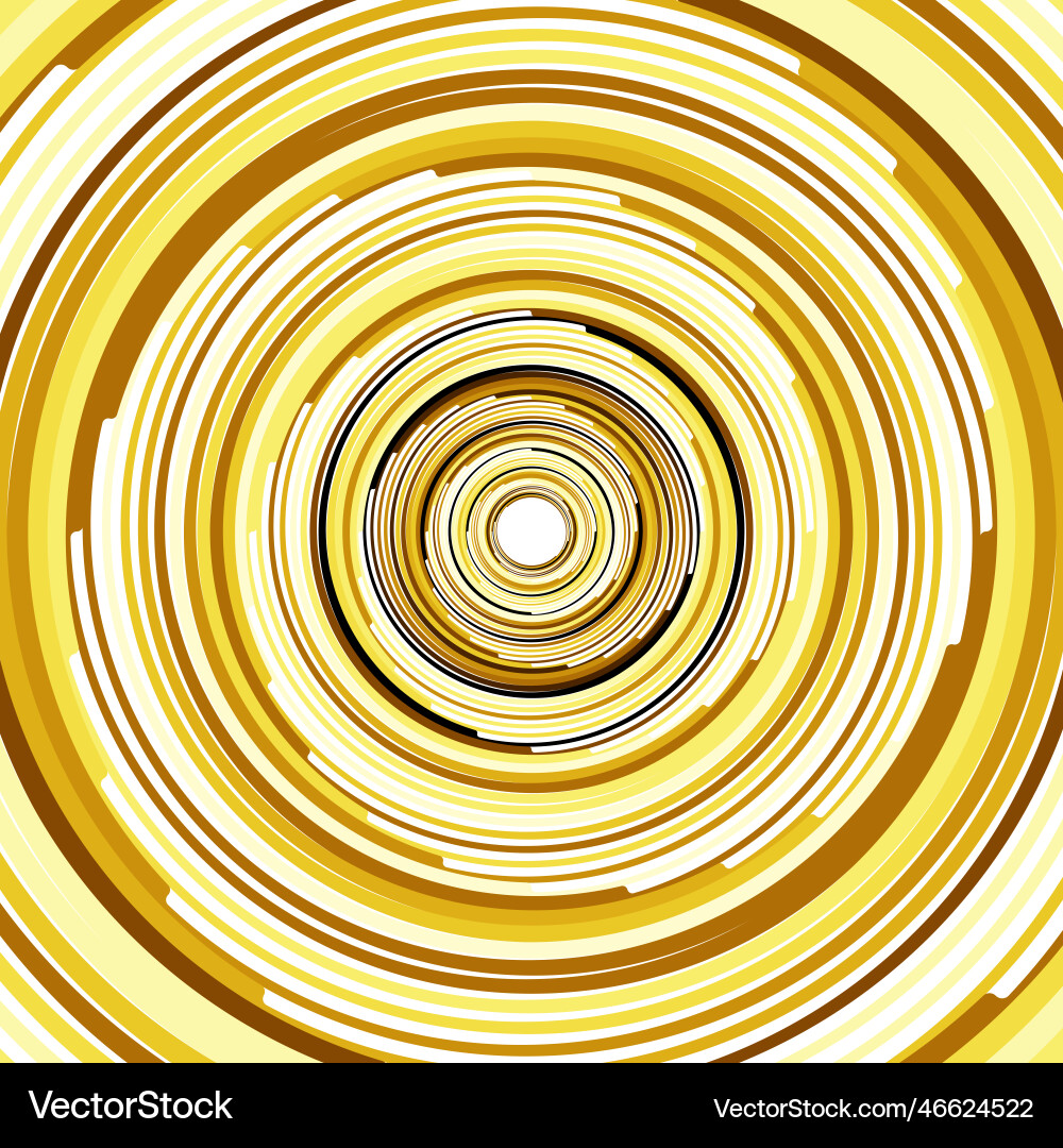Yellow tiny halftone dots in round form Vector Image