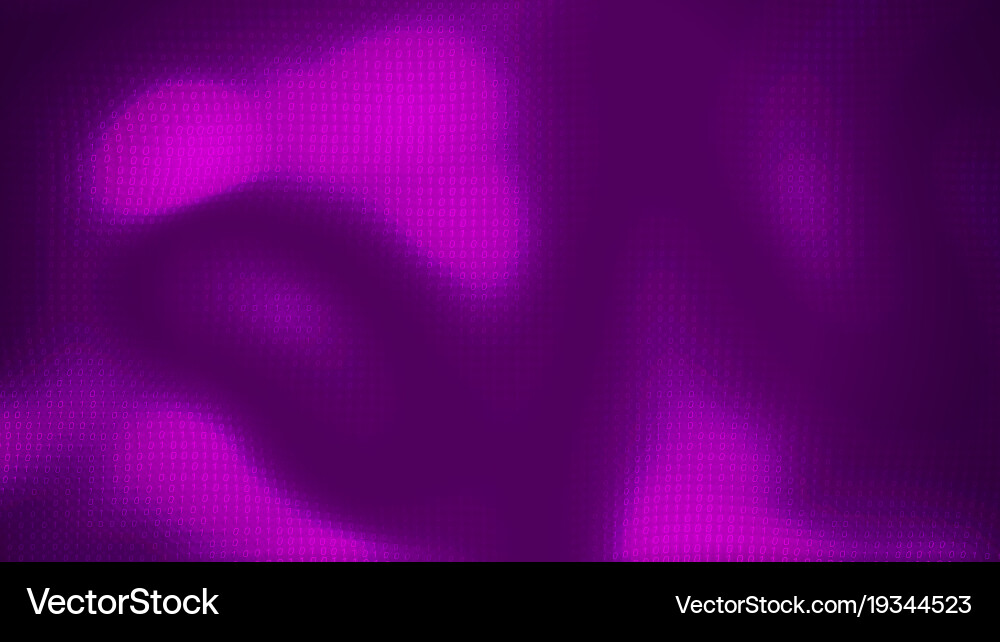 Abstract big data visualization violet vector image