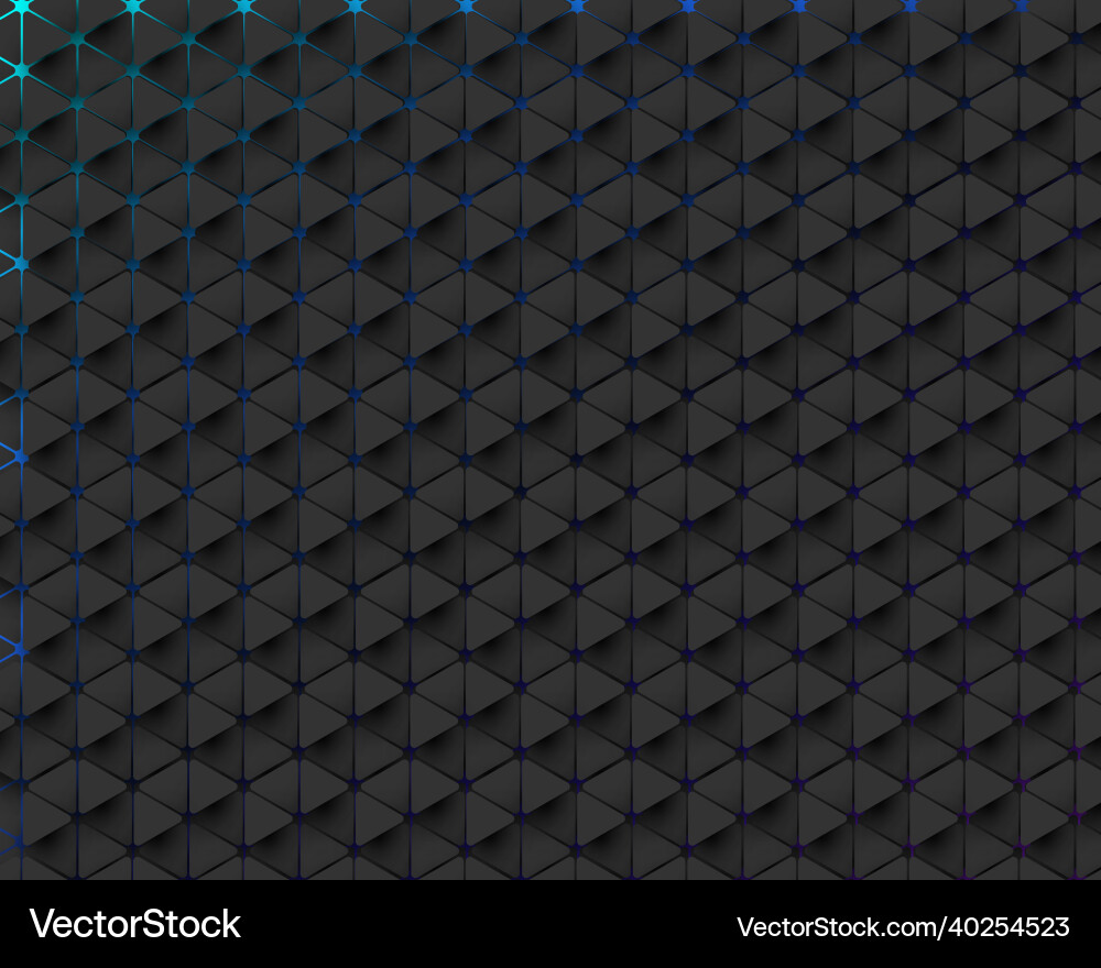 Abstract black 3d triangle pattern Abstract black 3d triangle pattern Vector Image