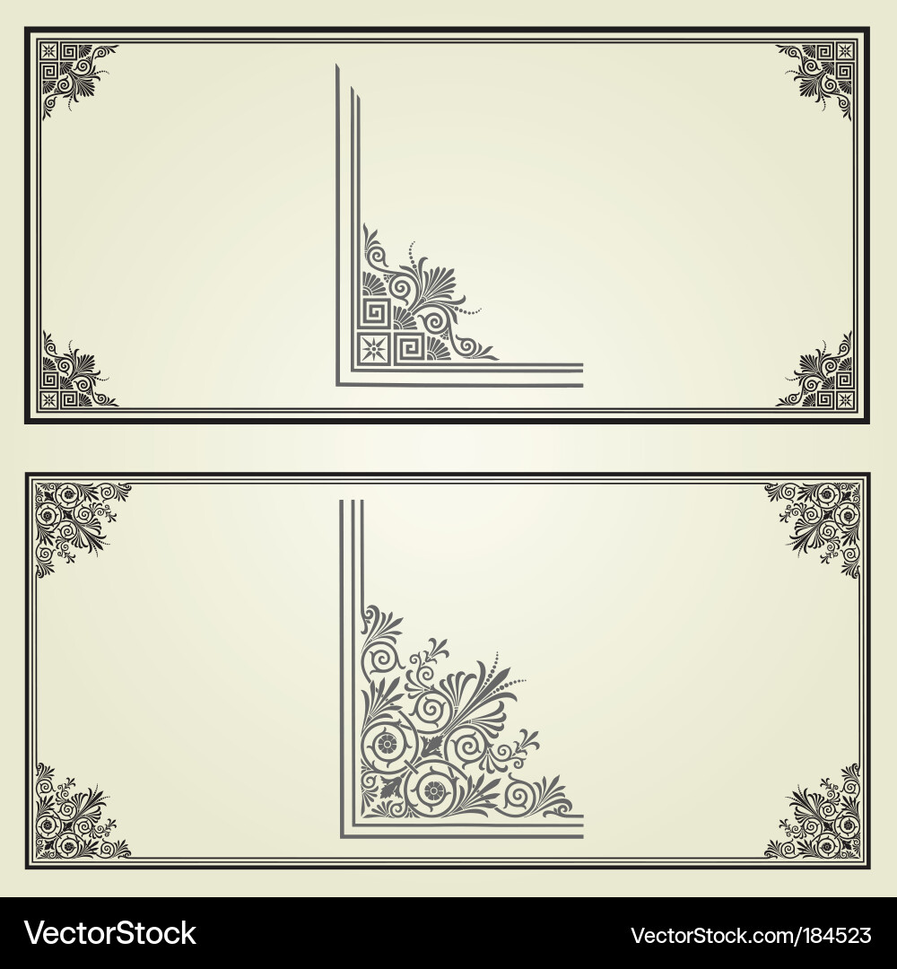 Elegant Border Frame Vector Image