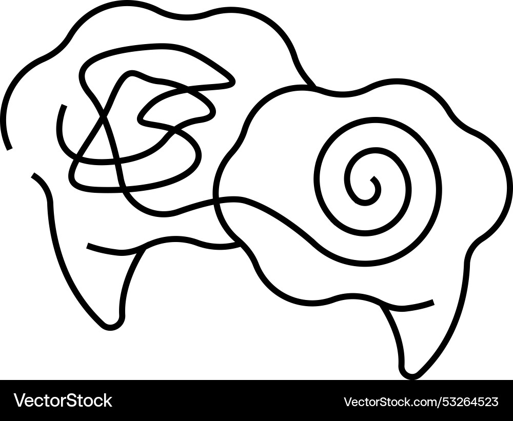 Plain language technical writer line icon vector image