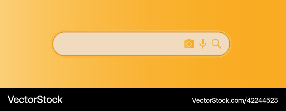 Search bar internet box website ui bars Search bar internet box website ui bars vector image
