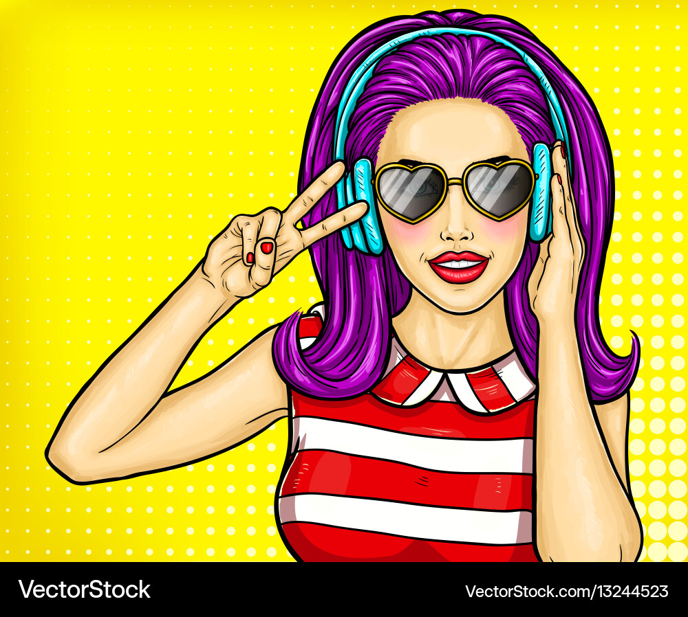 Sexy pop art girl holding hands to his mouth Sexy pop art girl holding hands to his mouth vector image