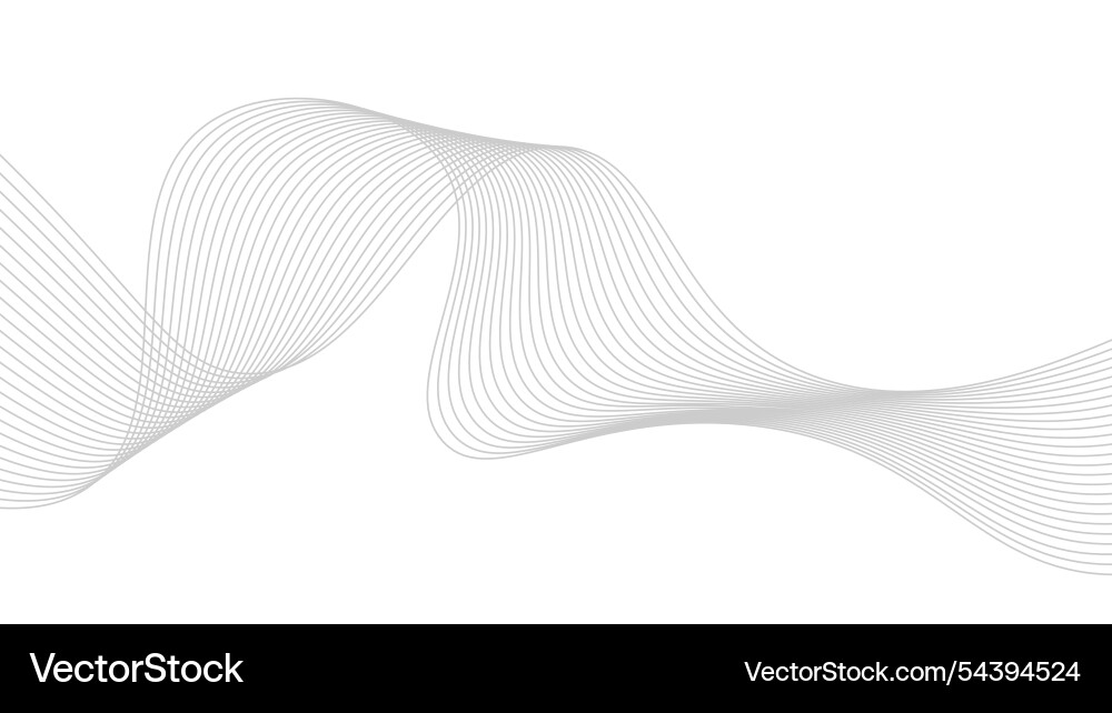 Abstract wavy line background pattern Vector Image