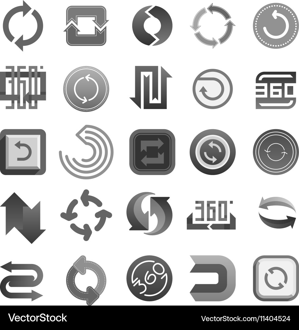 Circle button isolated vector image