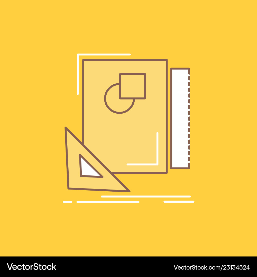 Design layout page sketch sketching flat line Design layout page sketch sketching flat line vector image