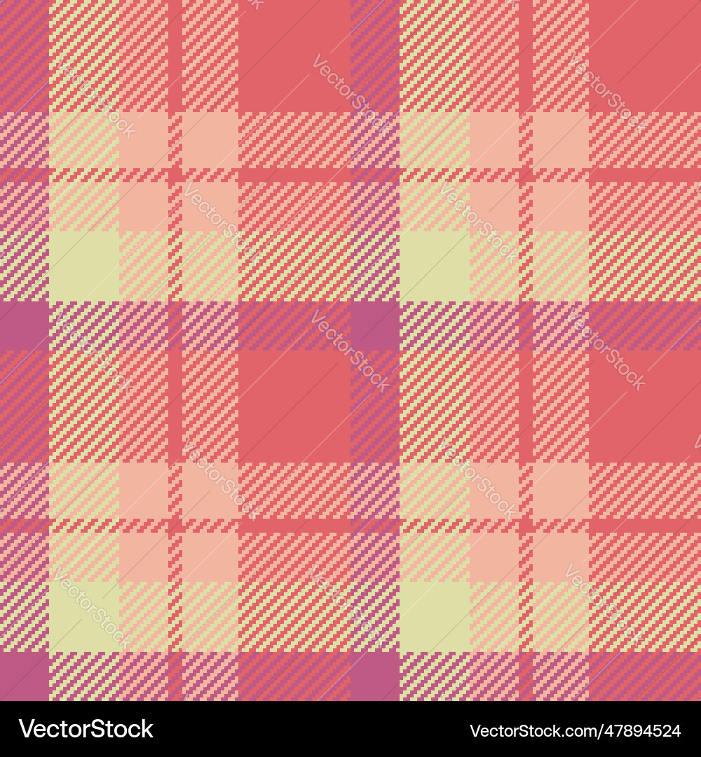 Fabric seamless pattern of texture check Vector Image