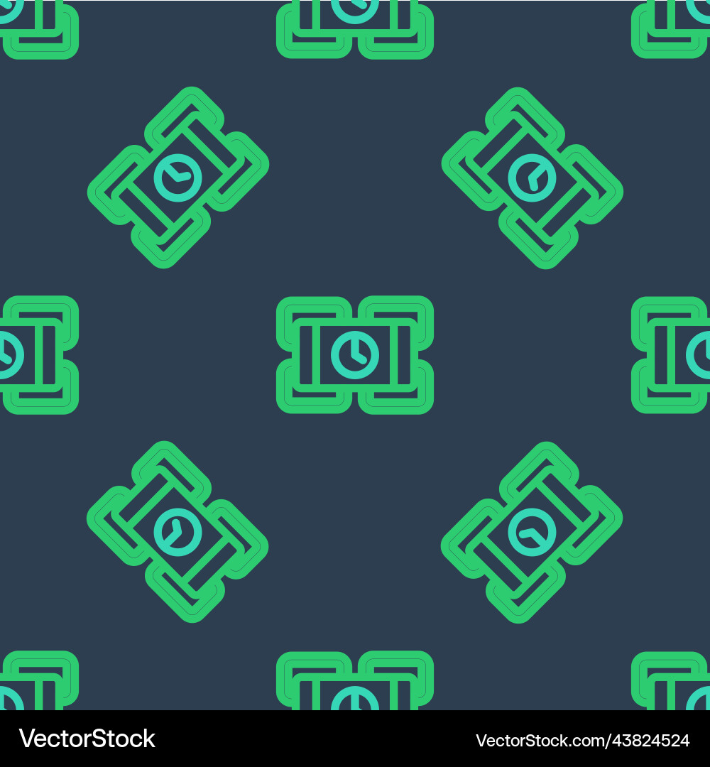 Line detonate dynamite bomb stick and timer clock Line detonate dynamite bomb stick and timer clock vector image