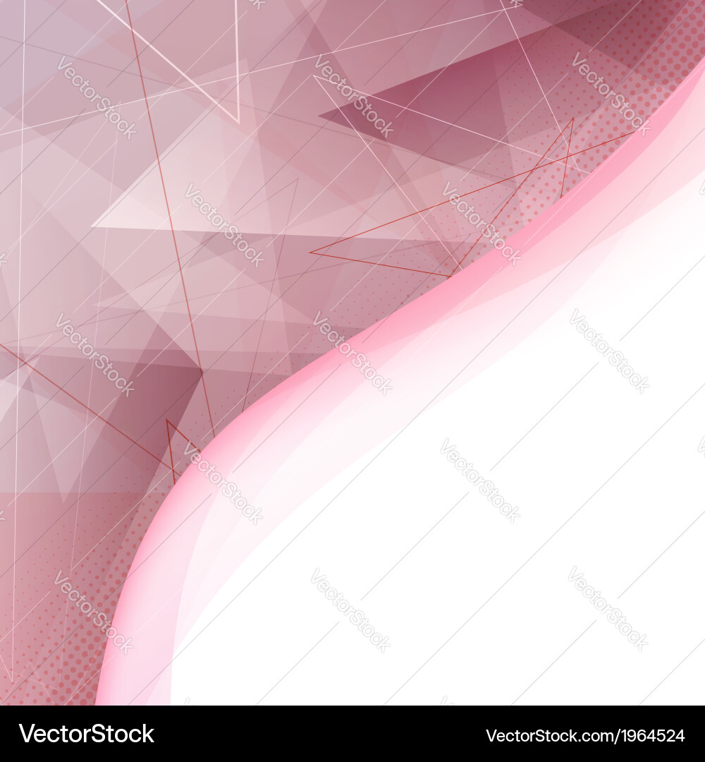 Modern folder template - triangular elements vector image