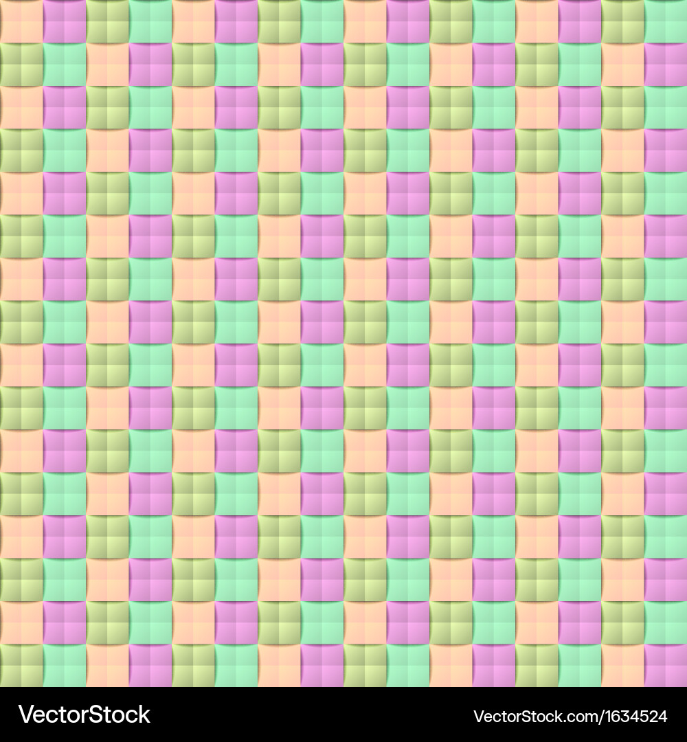 Pastel Square Pattern Vector Image