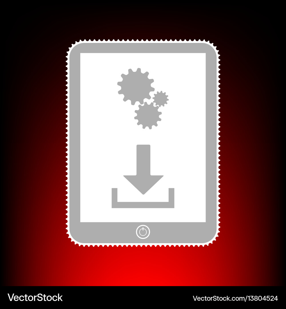 Phone icon with settings symbol Phone icon with settings symbol Vector Image