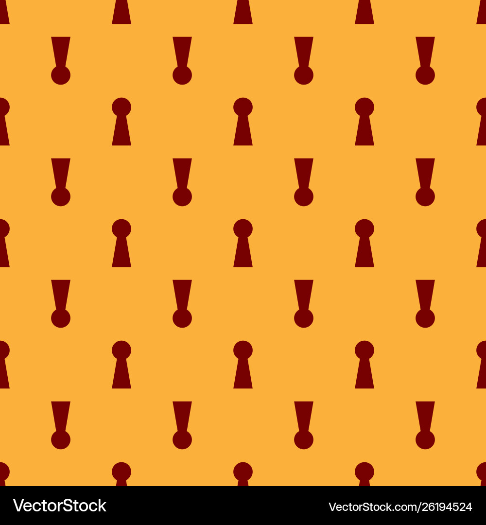 Red keyhole icon isolated seamless pattern Red keyhole icon isolated seamless pattern vector image