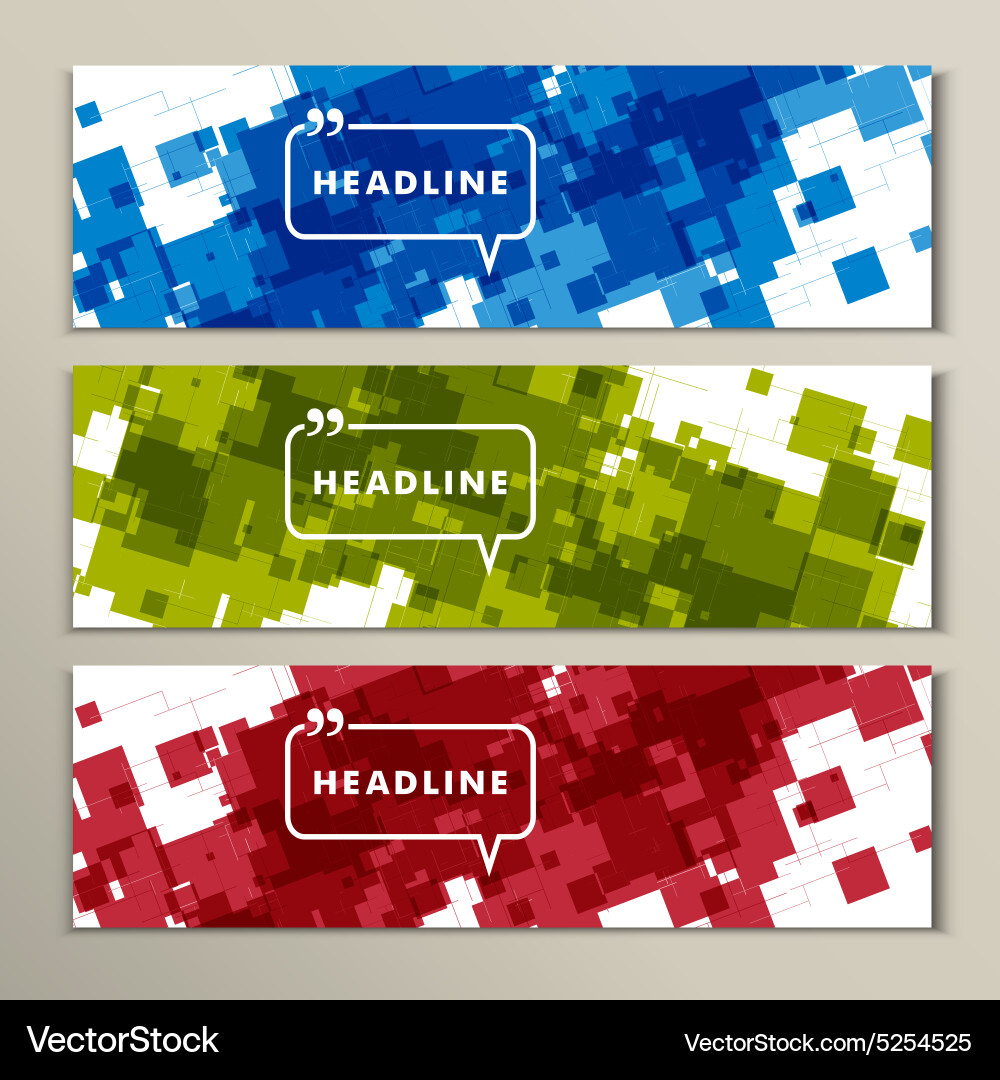 Abstract Square Pattern vector image