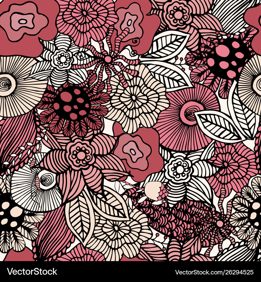 Botanic texture Botanic texture vector image