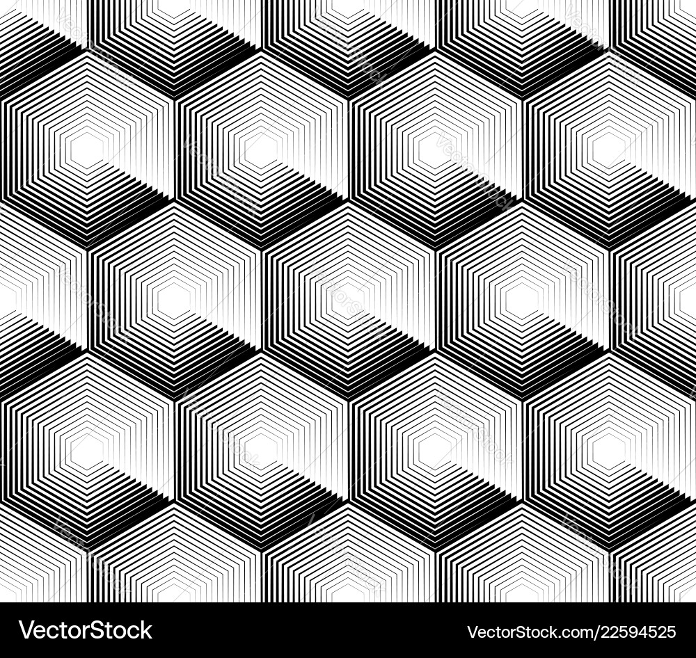 Cellular geometric pattern seamlessly repeatable vector image