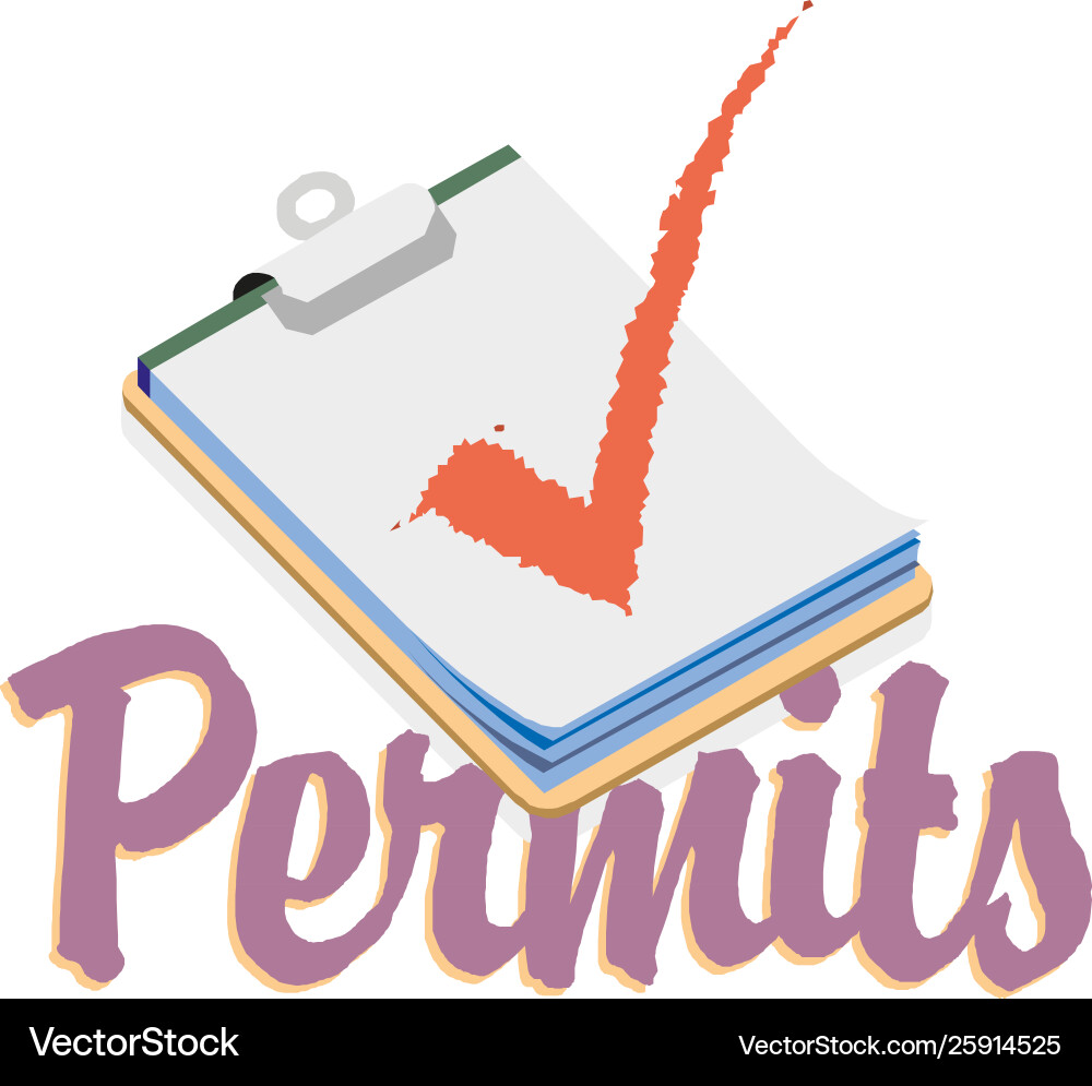 Check mark icon in blank form document vector image