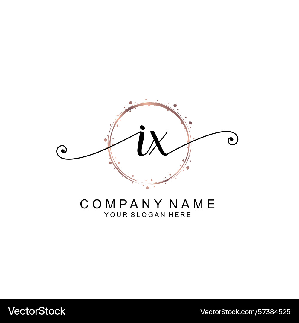 Elegant ix initial logo collection with modern Elegant ix initial logo collection with modern Vector Image