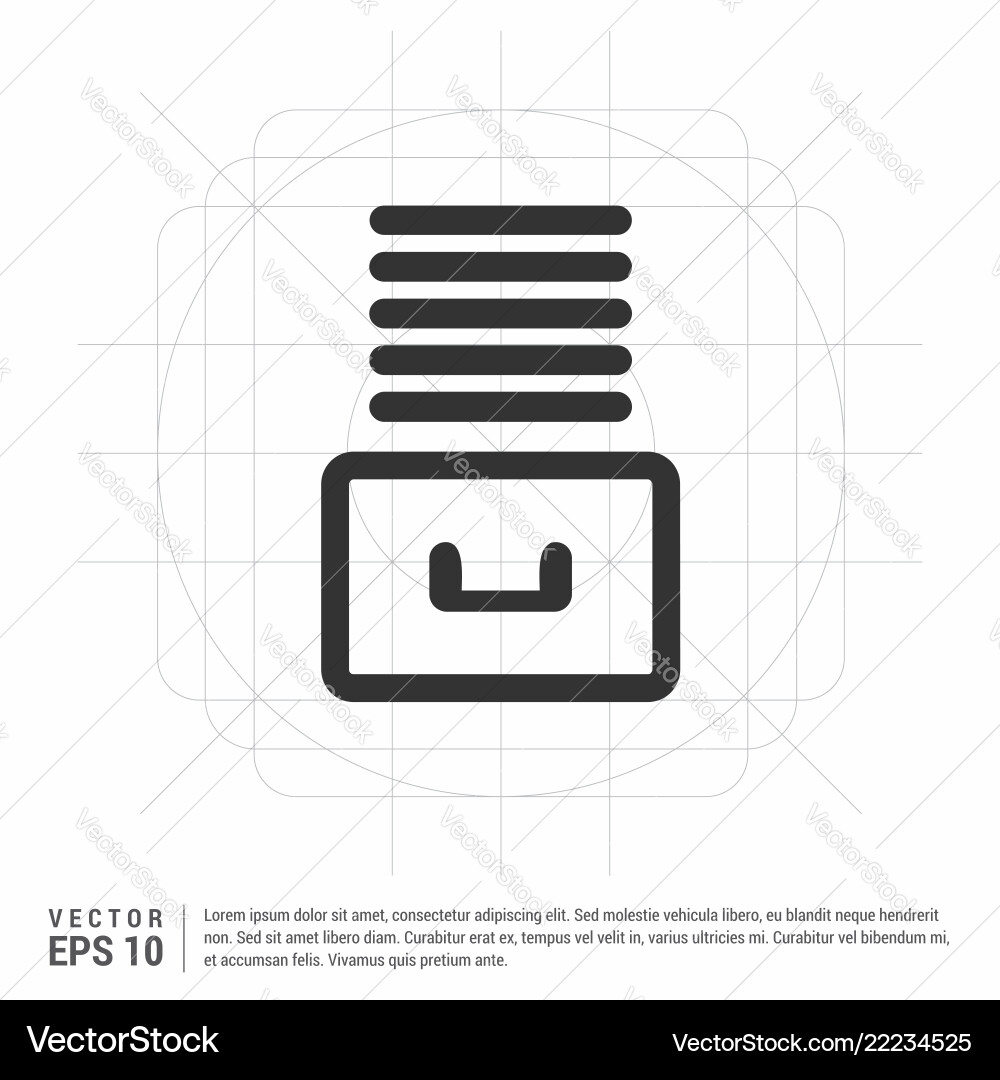 File stack icon vector image